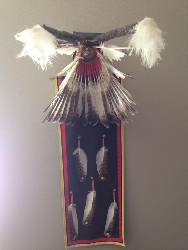 Native American Feathers graphic.
